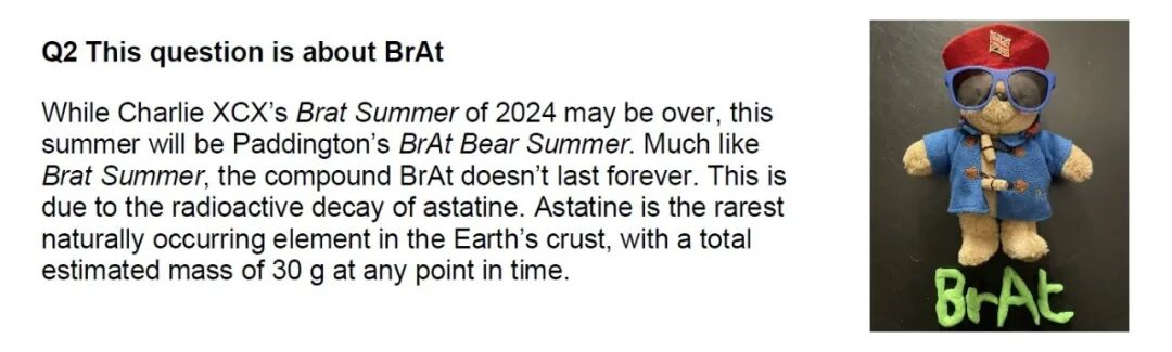 全英含金量最高的化学竞赛UKChO到底考什么？