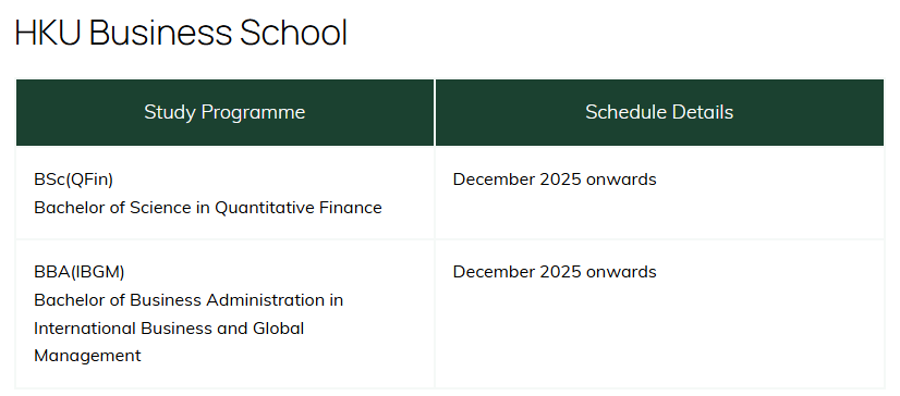 2026年香港大学面邀到！各专业面试时间已正式发布！