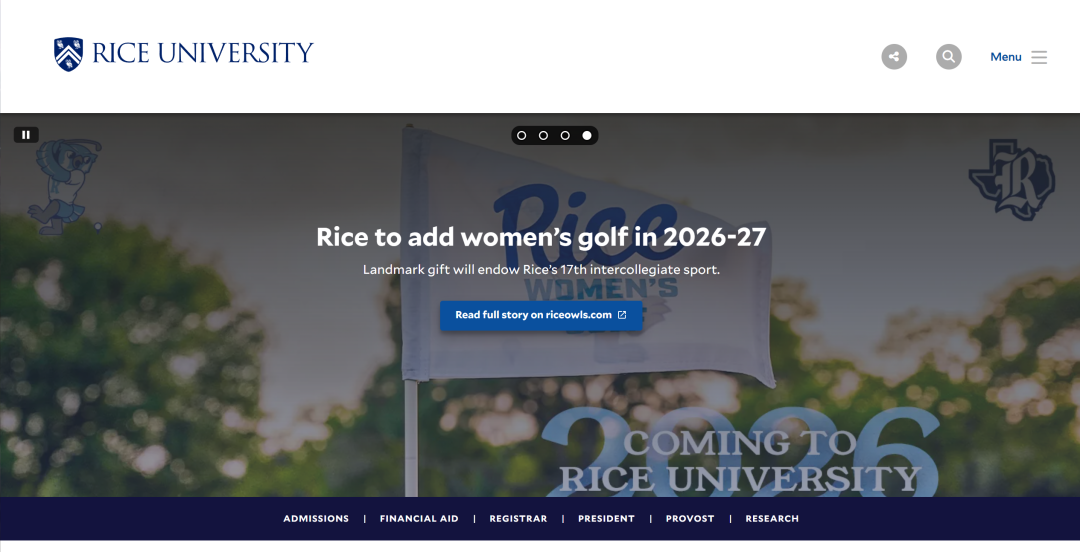 美国名校深度探访系列：莱斯大学 Rice University