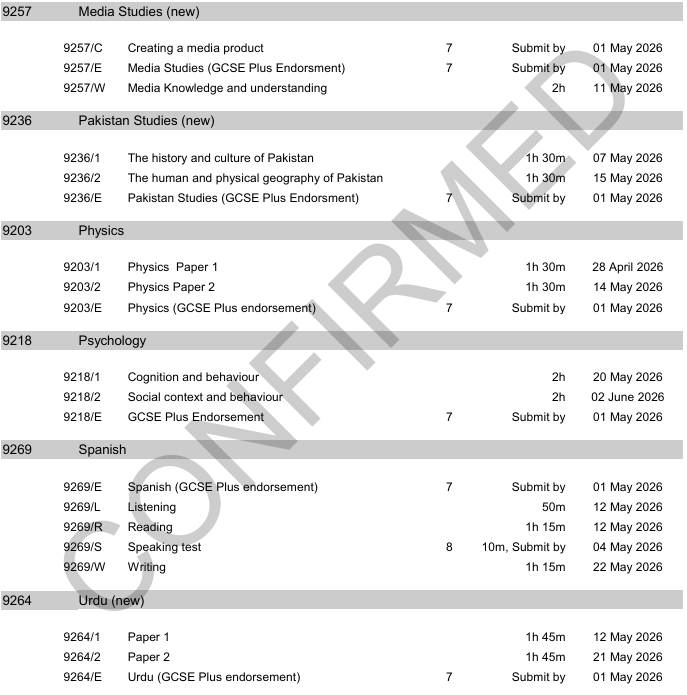 2026年IGCSE夏季大考考试时间出炉!IGCSE各科备考攻略和广州IGCSE培训助力上分 2026年IGCSE夏季大考考试时间出炉!IGCSE各科备考攻略和广州IGCSE培训助力上分