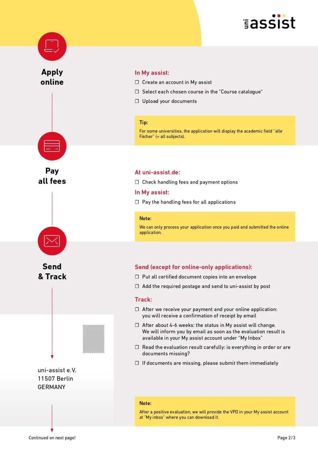 VPD - 德国留学申请需要关注的核心文件