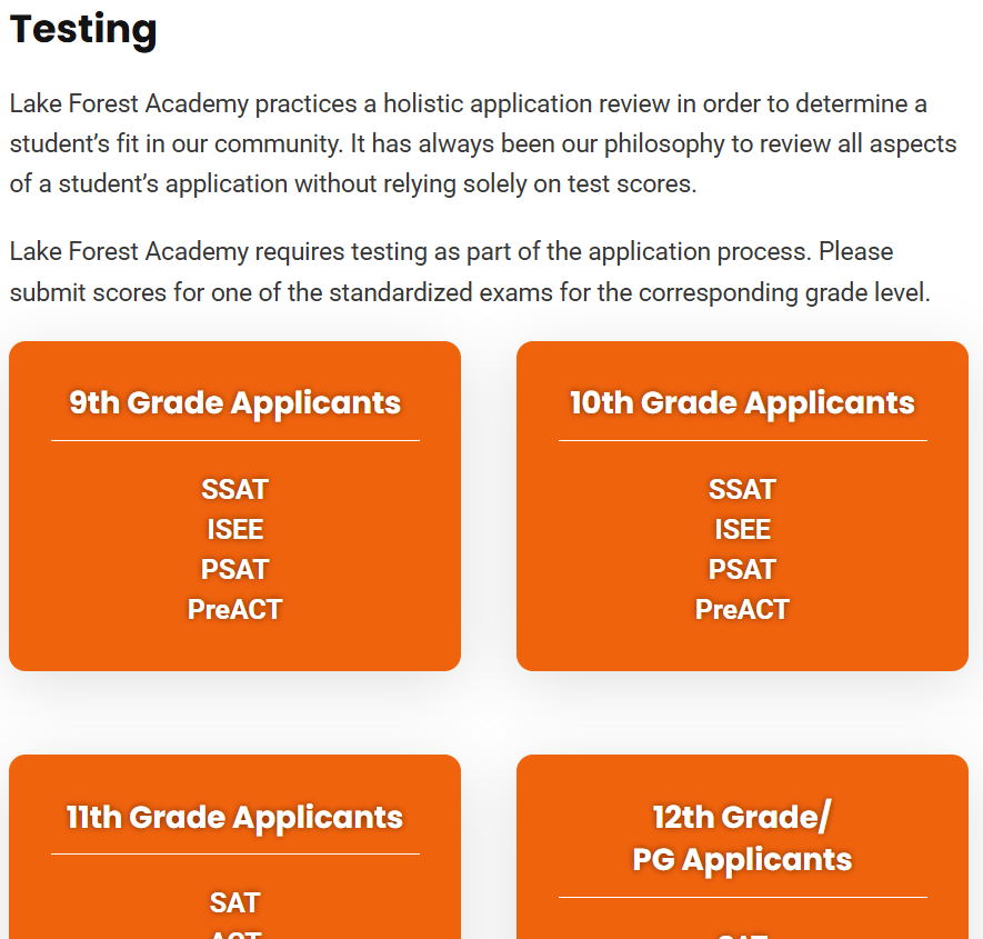 13 所顶尖私立寄宿美高标化与面试要求汇总！2026 Fall 美高申请季，你走到哪一步了？