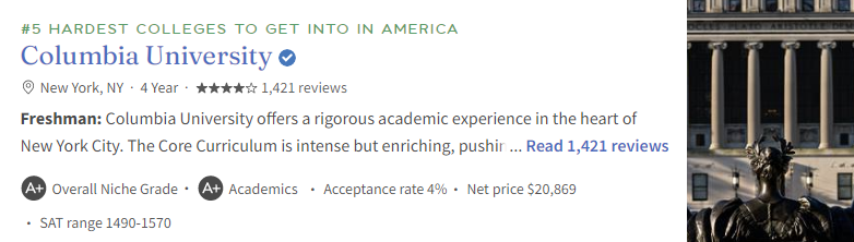 颠覆认知！美国大众点评发布最难进的10所美国大学，小心变陪跑炮灰！