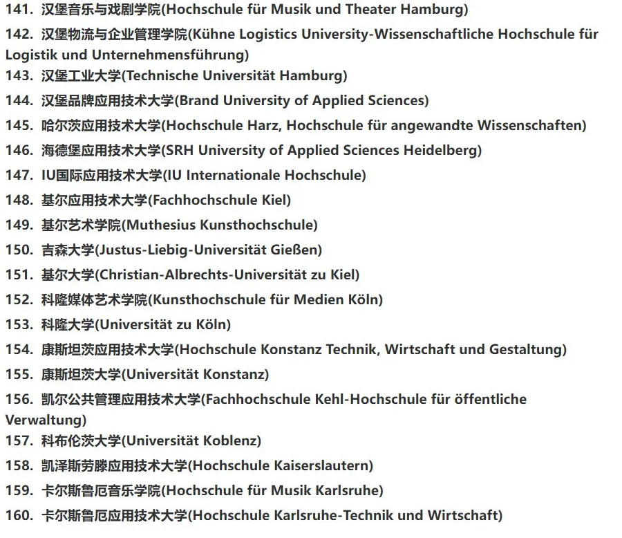德国留学 | 283所教育部认可的德国院校名单（2025更新版）一段被“承认”的人生旅程