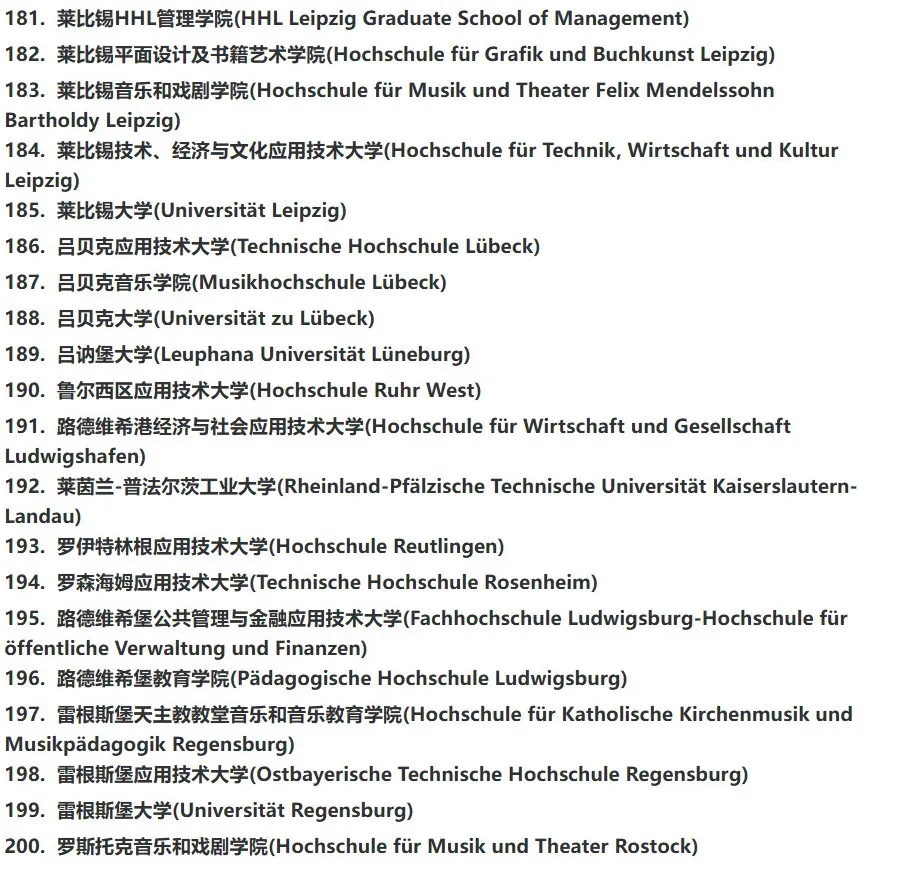 德国留学 | 283所教育部认可的德国院校名单（2025更新版）一段被“承认”的人生旅程