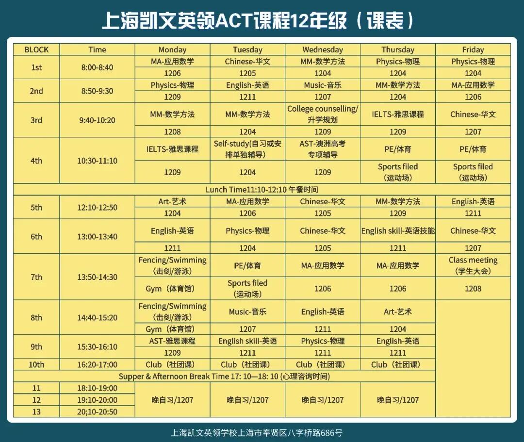 上海国际学校｜上海凯文英领学校，开设Alevel课程、澳洲ACT课程以及新加坡课程；