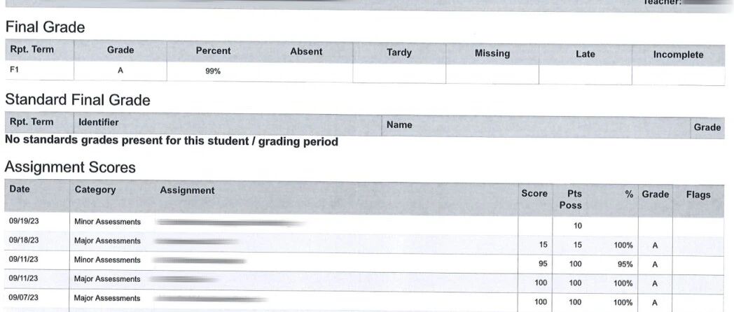 贝赛思校内成绩单怎么看？