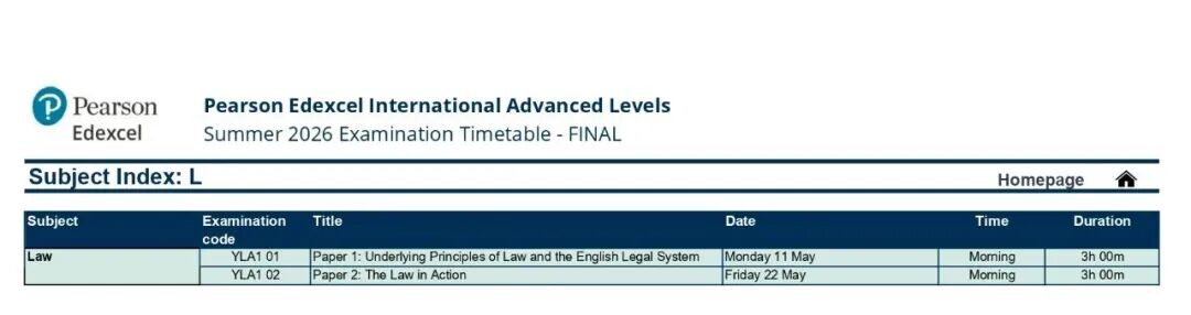 终于!CIE正式公布2026夏季A-level&IG大考时间表,开考时间提前!至此三大国际考局已集齐! 终于!CIE正式公布2026夏季A-level&IG大考时间表,开考时间提前!至此三大国际考局已集齐!