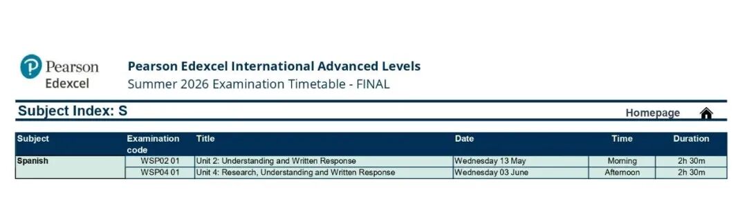 终于!CIE正式公布2026夏季A-level&IG大考时间表,开考时间提前!至此三大国际考局已集齐! 终于!CIE正式公布2026夏季A-level&IG大考时间表,开考时间提前!至此三大国际考局已集齐!