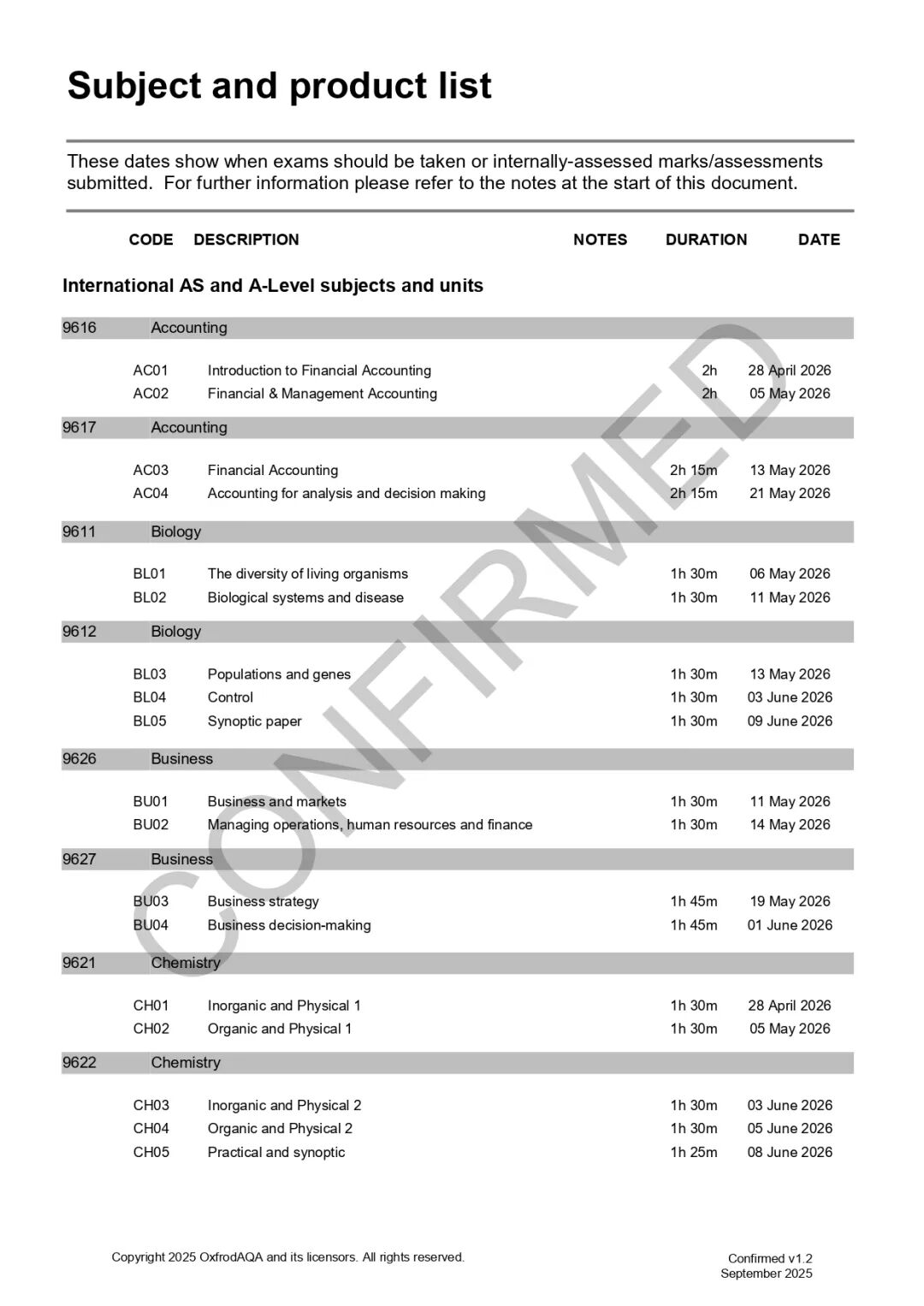 终于!CIE正式公布2026夏季A-level&IG大考时间表,开考时间提前!至此三大国际考局已集齐! 终于!CIE正式公布2026夏季A-level&IG大考时间表,开考时间提前!至此三大国际考局已集齐!