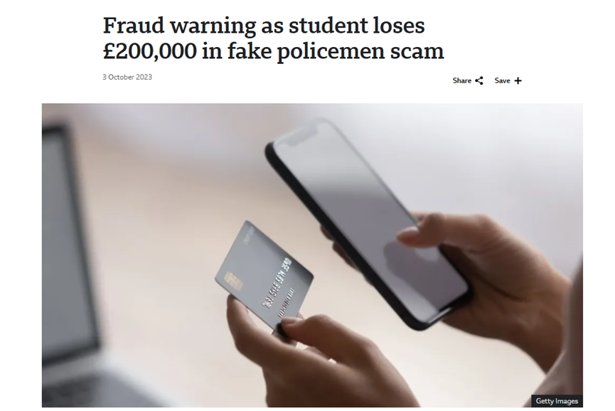 紧急提醒!已有大量中国留学生被骗 “保证金”,损失合计近百万元... 紧急提醒!已有大量中国留学生被骗 “保证金”,损失合计近百万元...