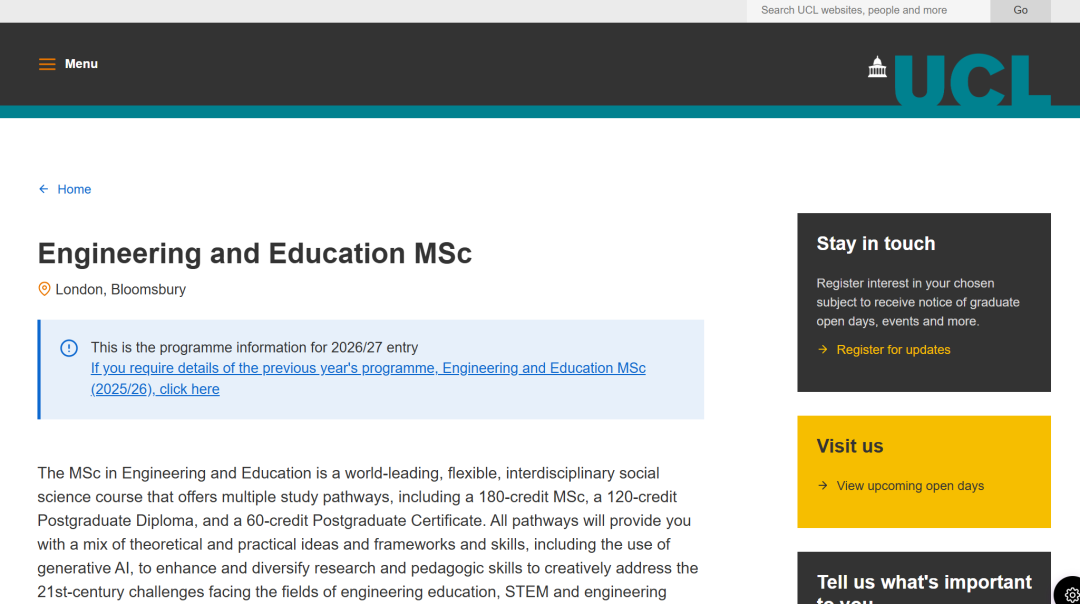 盘点UCL几个对中国学生友好的高录取率专业 盘点UCL几个对中国学生友好的高录取率专业