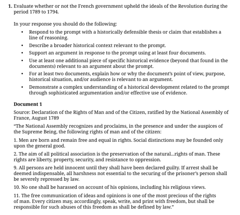 AP European History 各章节重点 AP European History 各章节重点