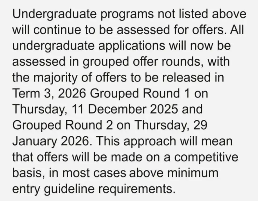 UNSW 26Fall本科申请全面关闭！12个热门专业满位，已递申请这样处理，硕士还有机会！