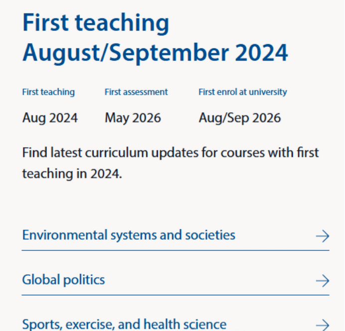 2026年IB大考时间表来了!IB人速存! 附最新考纲变化 2026年IB大考时间表来了!IB人速存! 附最新考纲变化