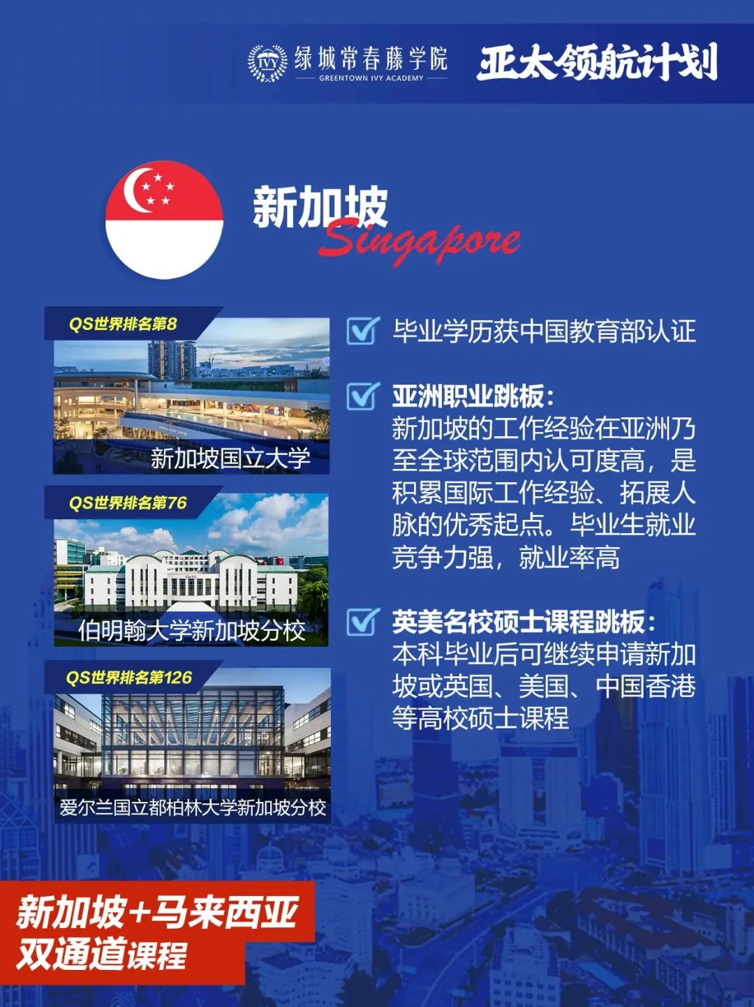 杭州国际高中｜绿城常春藤2026年春季招生简章！12月14日开放日报名中！新增新加坡马来西亚方向！