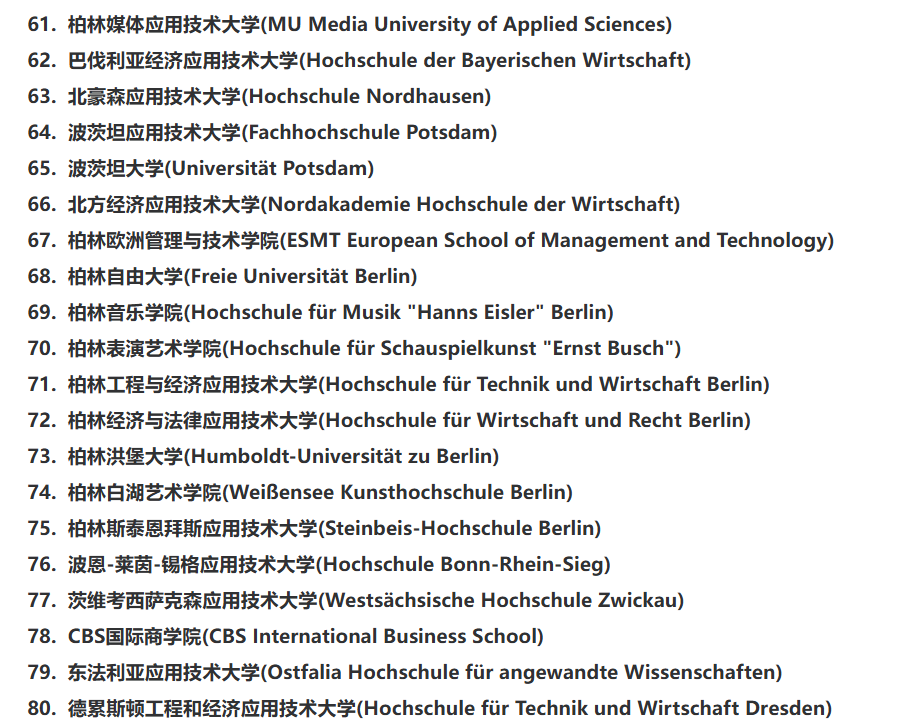 德国留学 | 283所教育部认可的德国院校名单（2025更新版）一段被“承认”的人生旅程