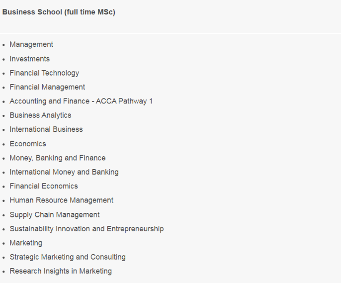 QS前百不收留学生申请费的几个大学专业