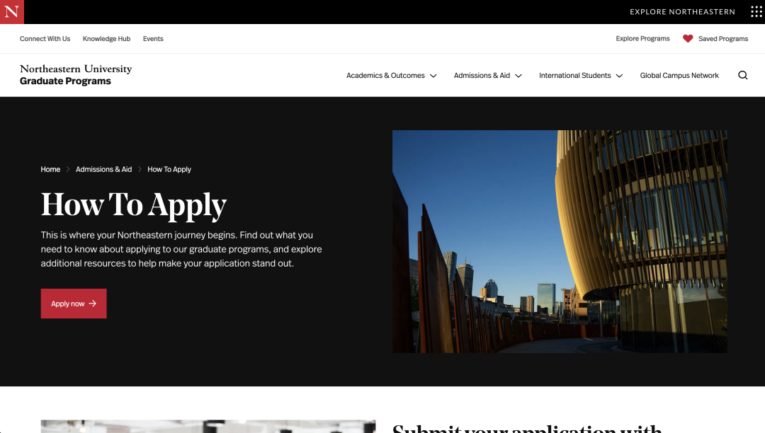 东北大学:读书实习两不误的美国大学代表 东北大学:读书实习两不误的美国大学代表