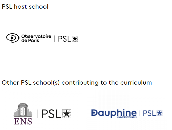 PSL巴黎文理研究大学五年制硕博PhD Track:天体物理学 Astrophysics PSL巴黎文理研究大学五年制硕博PhD Track:天体物理学 Astrophysics