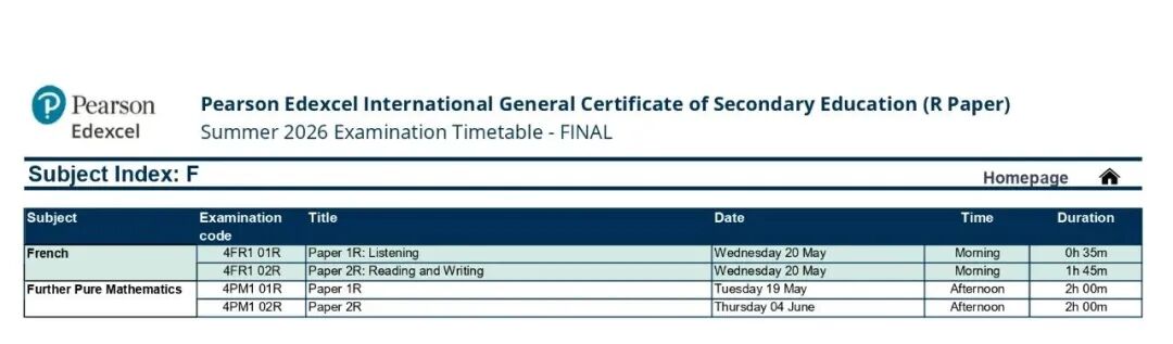 三大考局 2026 夏季 A-level/IG 大考时间集齐!备考时间缩水,现在准备不踩坑 三大考局 2026 夏季 A-level/IG 大考时间集齐!备考时间缩水,现在准备不踩坑