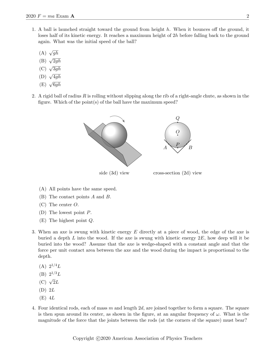 美高生必看！2026年F=MA物理竞赛时间来了，考试形式变化有哪些!