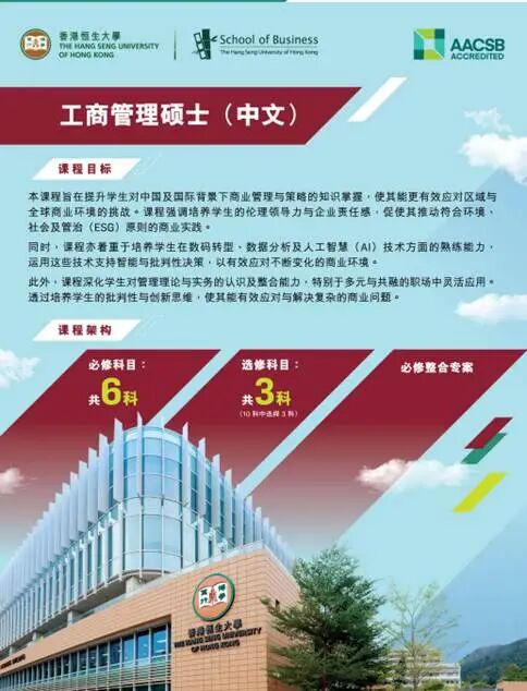 2026Fall香港恒生大学硕士申请指南来啦！包含中文授课硕士