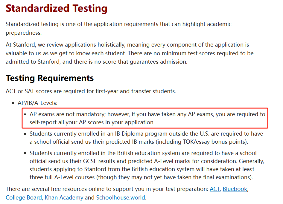 AP All Score!斯坦福、耶鲁出AP新政不可隐藏过往成绩! AP All Score!斯坦福、耶鲁出AP新政不可隐藏过往成绩!
