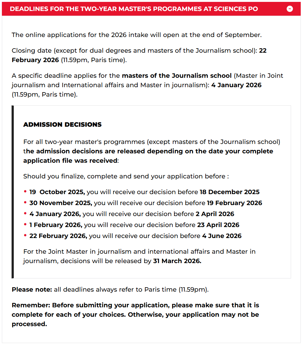 法国各类院校2026留学申请时间超全批次汇总!公立大学、高商、巴政、工程师学院、艺术院校... 法国各类院校2026留学申请时间超全批次汇总!公立大学、高商、巴政、工程师学院、艺术院校...