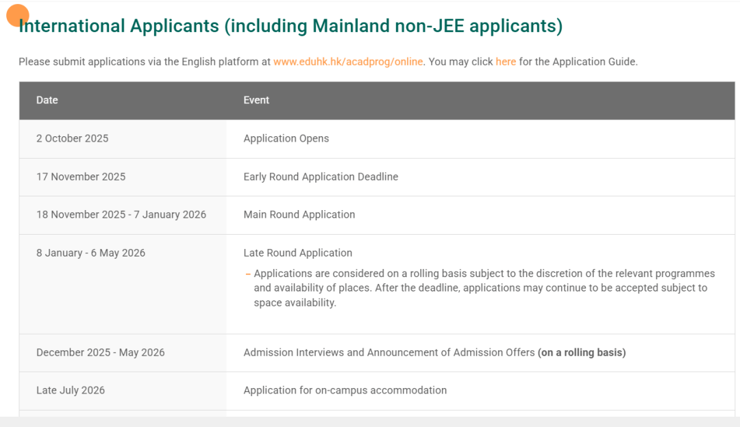 最新整理！2026香港八大本科申请指南：时间线、成绩要求&费用