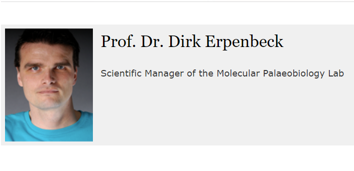 【全奖博士】德国慕尼黑大学顶尖PhD导师招生（Dirk Erpenbeck教授）
