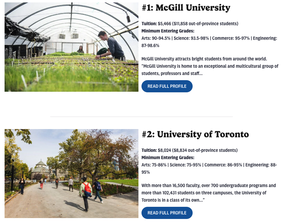 麦考林2026加拿大大学排名!多大稳坐第一,阿尔伯塔挤下滑铁卢进Top5! 麦考林2026加拿大大学排名!多大稳坐第一,阿尔伯塔挤下滑铁卢进Top5!