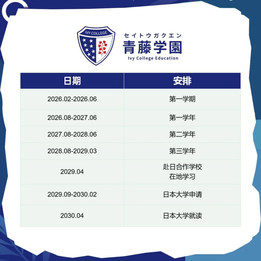 上海青藤学园中日融合高中|校园开放日&2026年春季生招考公告