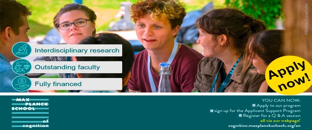 马克斯·普朗克学院全额资助博士生位置：认知、物质到生命、光子学研究领域