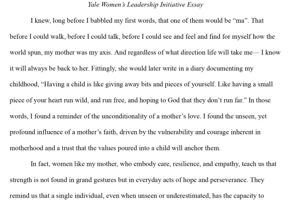 耶鲁女性领导力征文比赛，全球9–12年级学生均可参加！