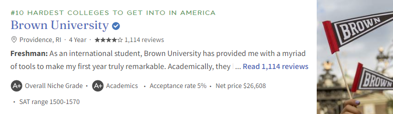 颠覆认知！美国大众点评发布最难进的10所美国大学，小心变陪跑炮灰！