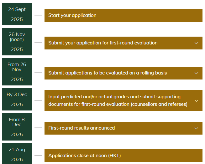 逆袭港八大！国际生申请保姆级时间线+成绩门槛！