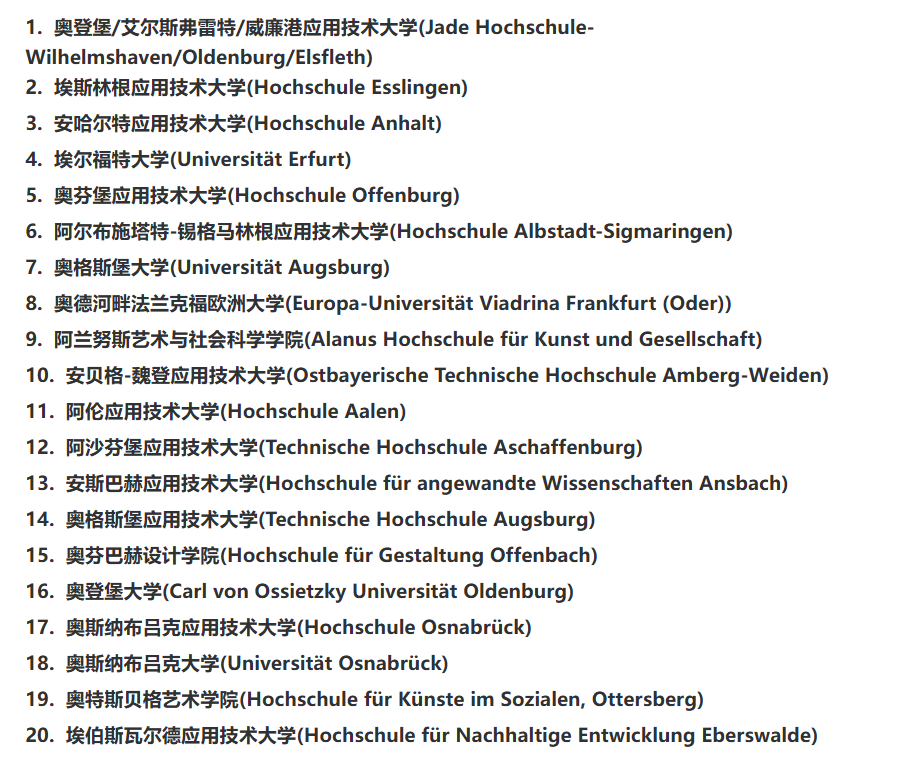德国留学 | 283所教育部认可的德国院校名单（2025更新版）一段被“承认”的人生旅程