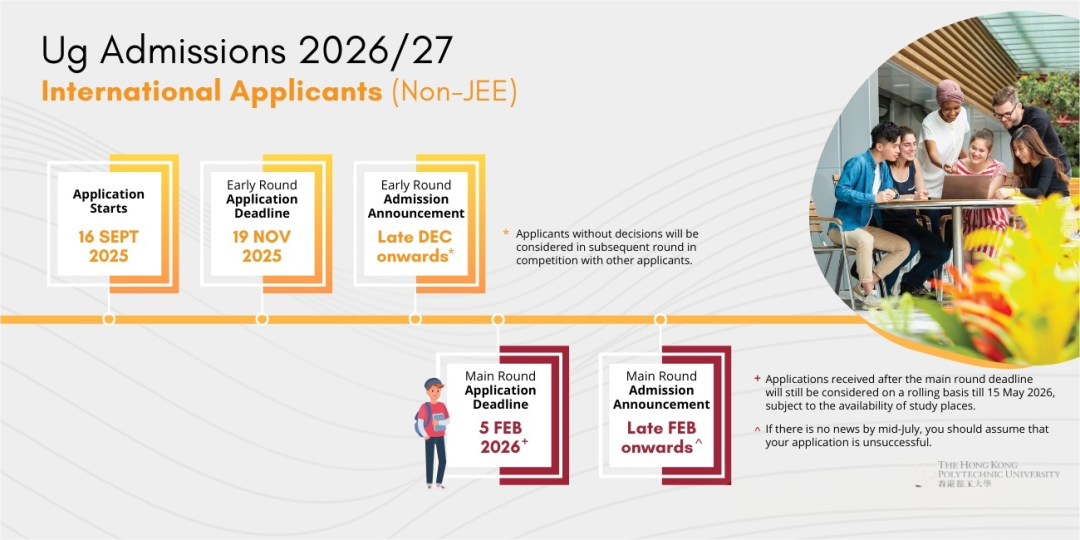 2026｜港八大本科申请指南：时间线安排来啦！内地生、国际生申请成绩有何要求？