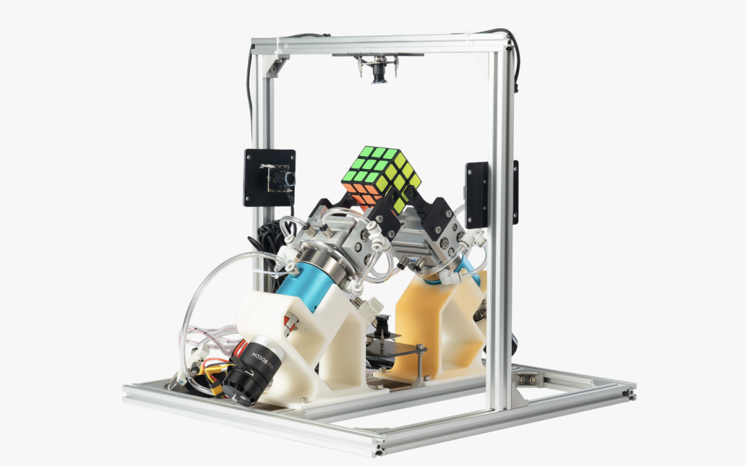 中学科研课题推荐!机器人类|基于 STM32 的双臂解魔方机器人 中学科研课题推荐!机器人类|基于 STM32 的双臂解魔方机器人