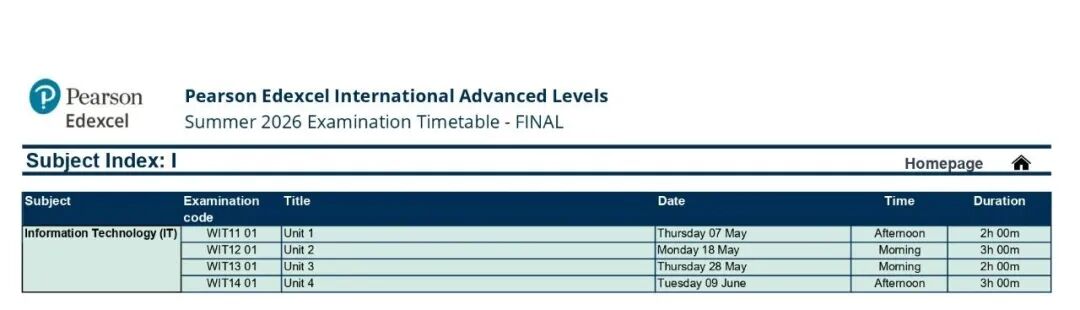 终于!CIE正式公布2026夏季A-level&IG大考时间表,开考时间提前!至此三大国际考局已集齐! 终于!CIE正式公布2026夏季A-level&IG大考时间表,开考时间提前!至此三大国际考局已集齐!