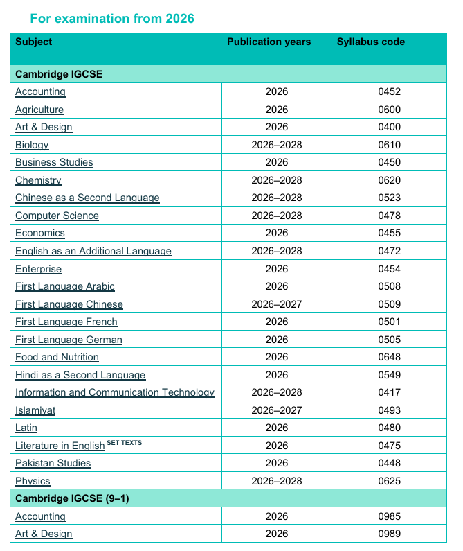 紧急通知！2026年起！CIE超25个科目教学大纲更新！这个学科将迎来开卷考....