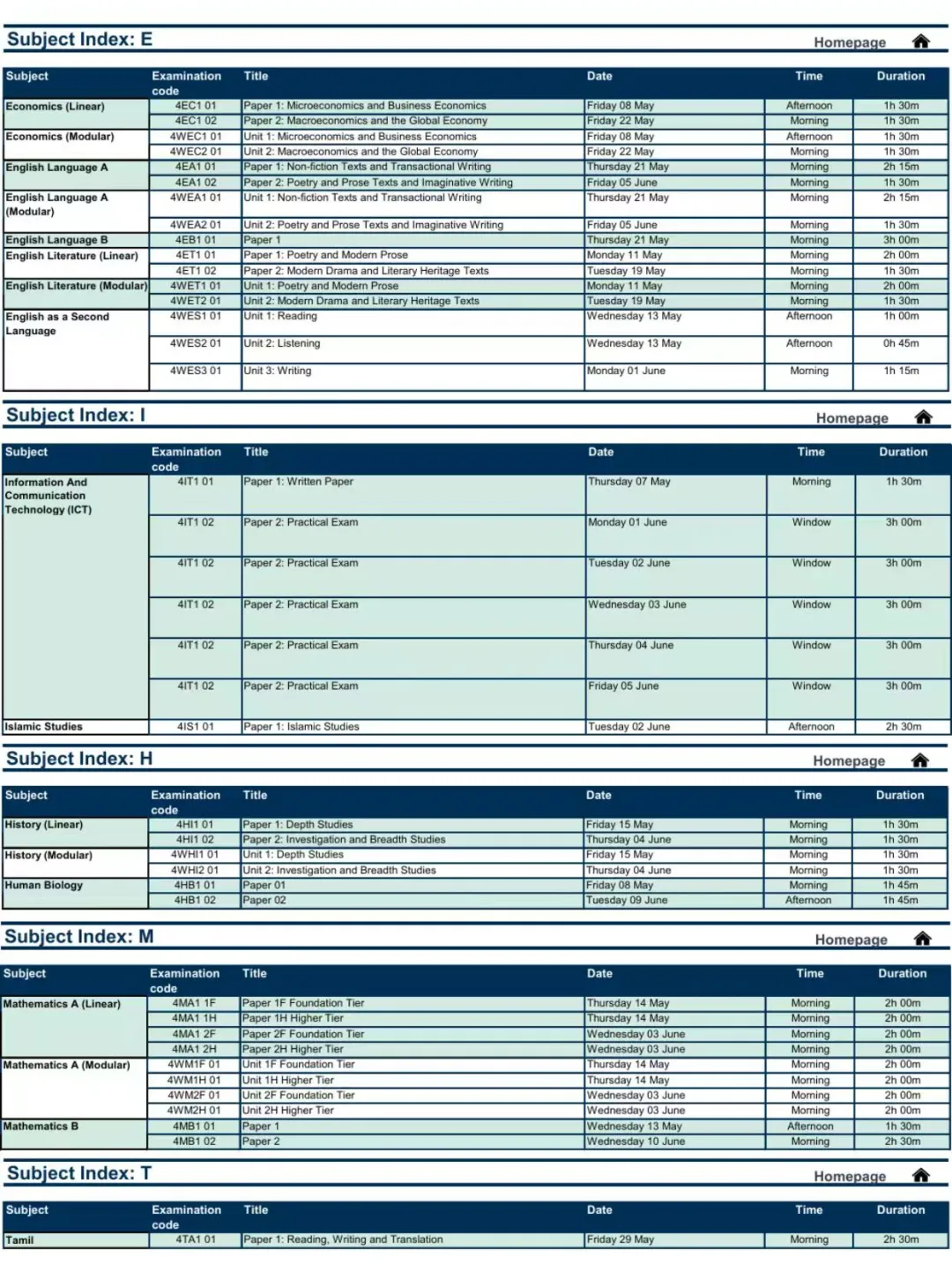 2026年ALevel夏季大考考试时间公布！附ALevel大考冲刺课程培训~