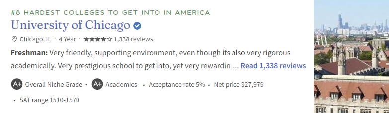 颠覆认知！美国大众点评发布最难进的10所美国大学，小心变陪跑炮灰！