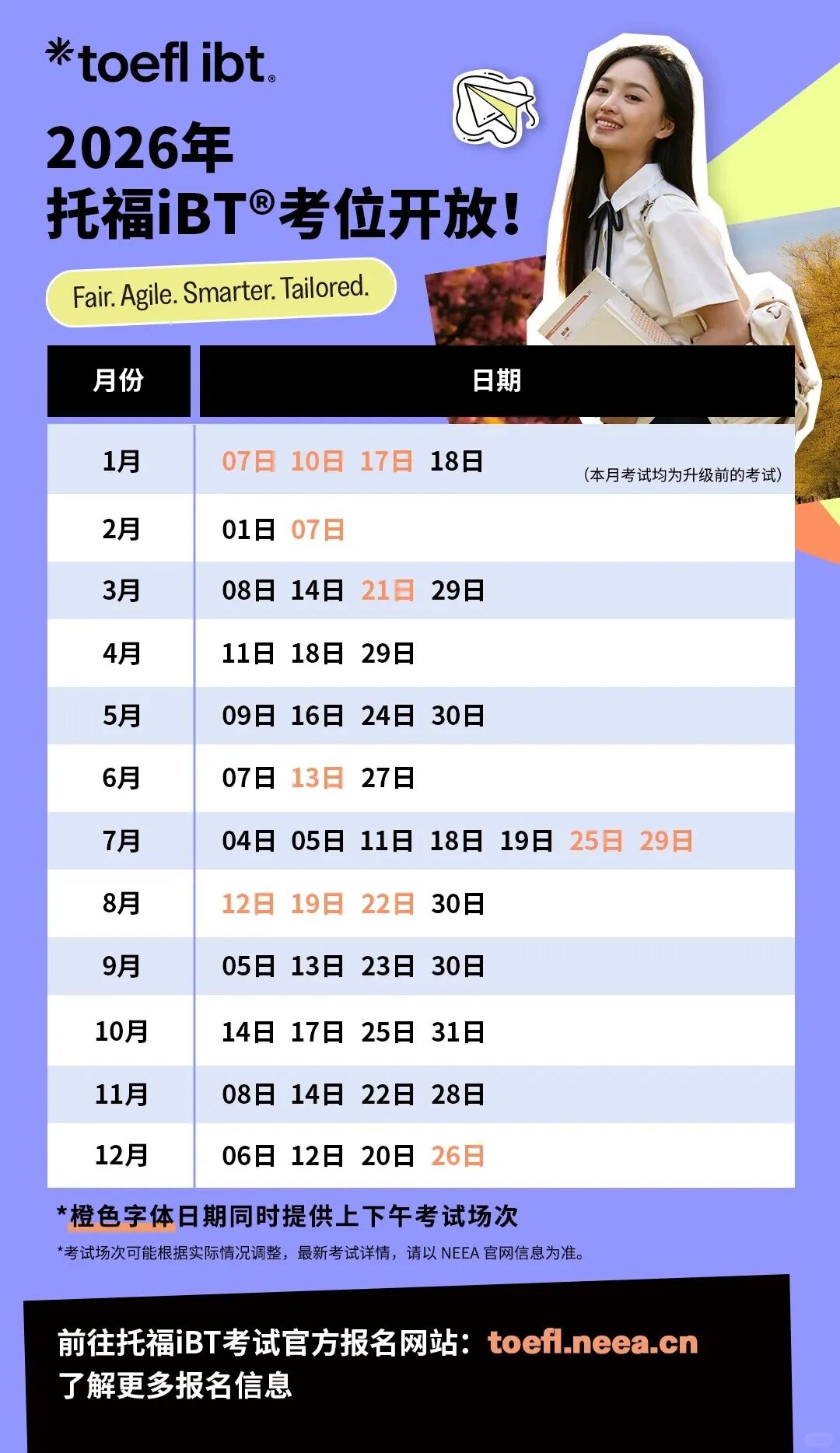 2026年托福考位已开放！新托福大改在即，最新报名流程+备考策略来了！