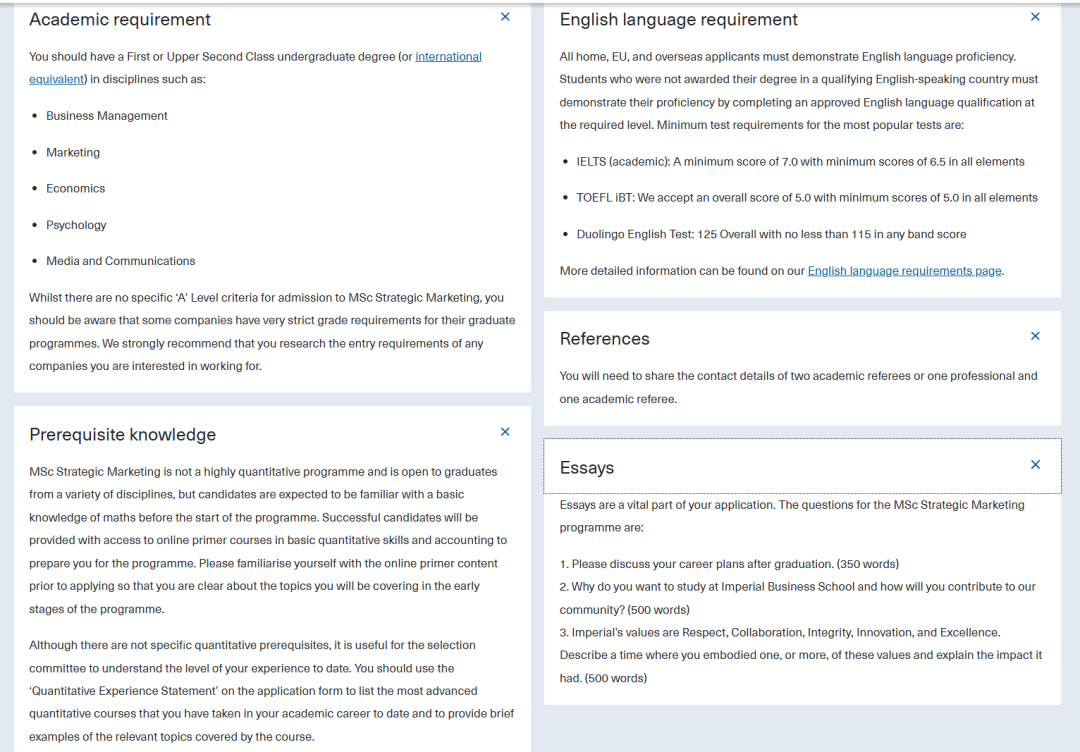 剑桥/IC/LSE/UCL的MKT项目怎么选？G5市场营销专业详细解析