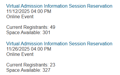 2025-2026美国TOP30综合性大学11月线上宣讲会汇总 | 绝不能错过的与招生官交流的宝贵机会！
