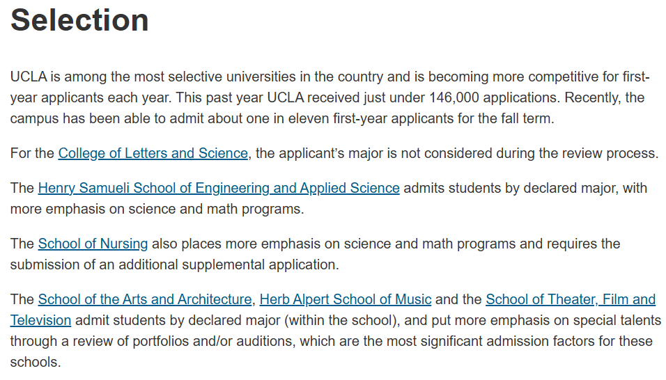 UC 申请加速中！高中 GPA 算法调整，UCLA 提高托福成绩要求，UCSD 可选学院八变四，这几所专业选择会影响录取！