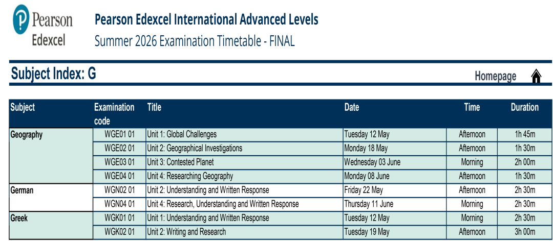 更新！2025年夏季IG&Alevel大考时间表全部出来了！