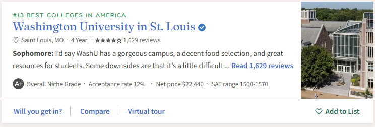 最注重真实体验的排名来了!2026年Niche全美最佳大学排名公布! 最注重真实体验的排名来了!2026年Niche全美最佳大学排名公布!